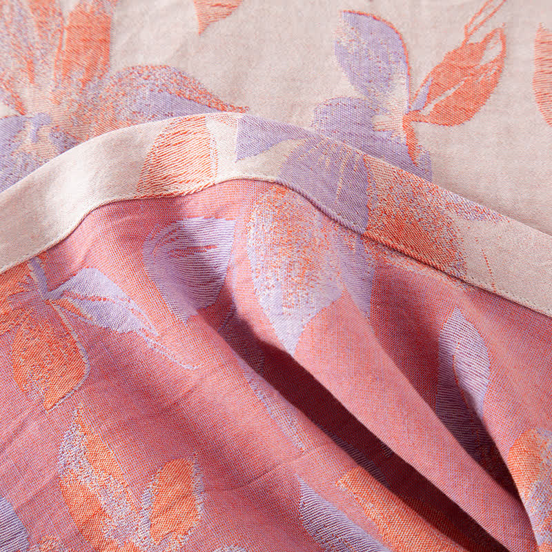 Vintage Yarn-dyed Cotton Round Neck Nightdress - image 10