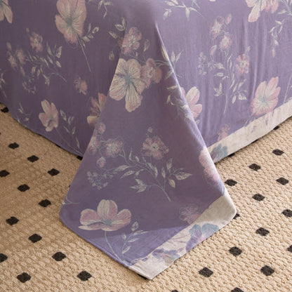 Floral Cotton Gauze Jacquard Sheet Coverlet - image 3