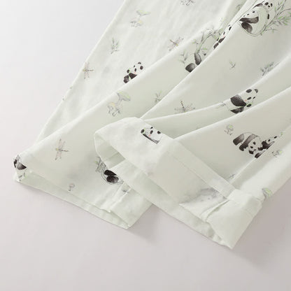 Bamboo Fiber Rural Panda Pajama Set - image 10