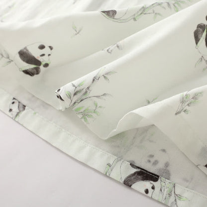 Bamboo Fiber Rural Panda Pajama Set - image 4