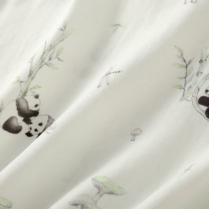 Bamboo Fiber Rural Panda Pajama Set - image 7