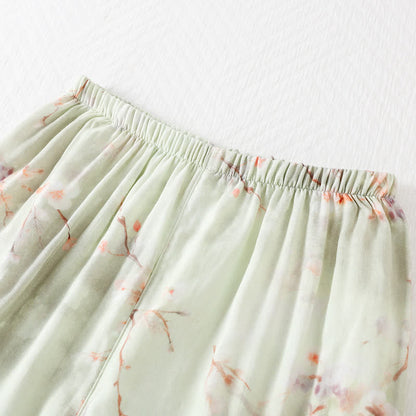 Plum Blossom Bamboo Fiber Pajama Set  - image 8