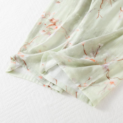 Plum Blossom Bamboo Fiber Pajama Set  - image 10