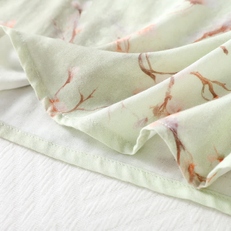 Plum Blossom Bamboo Fiber Pajama Set  - image 5