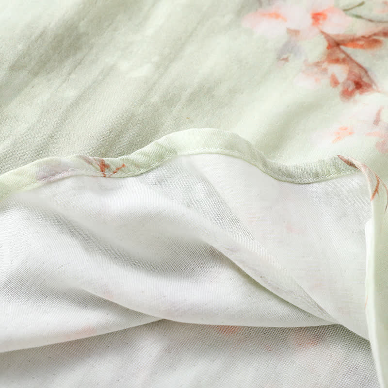 Plum Blossom Bamboo Fiber Pajama Set  - image 7