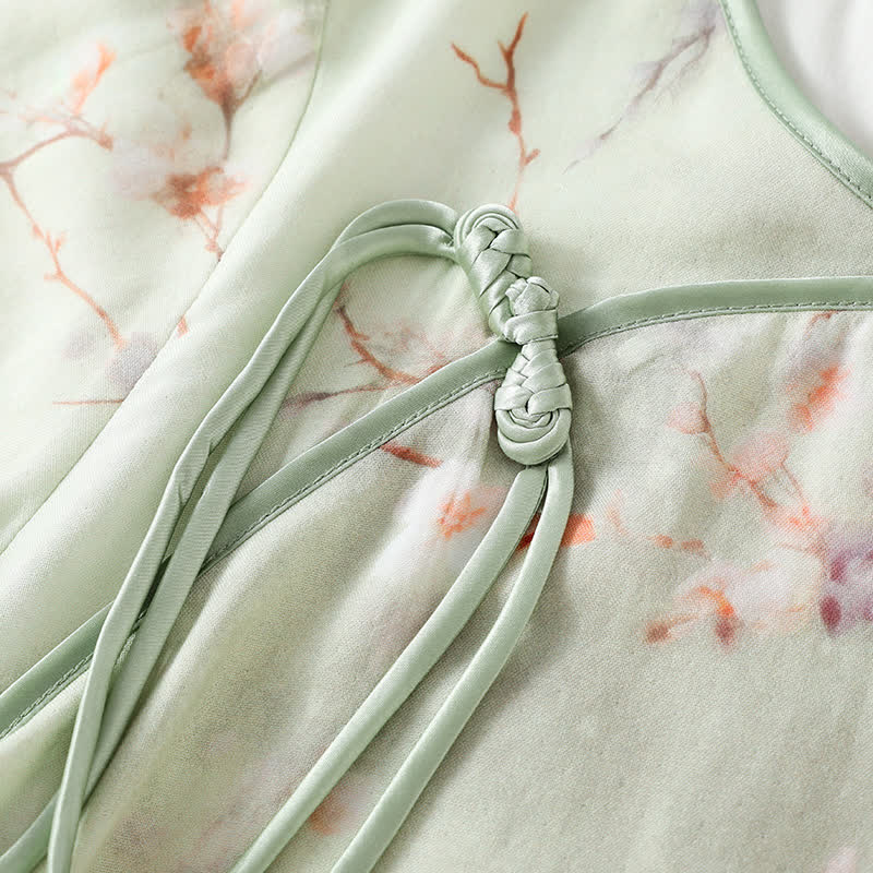 Plum Blossom Bamboo Fiber Pajama Set  - image 4