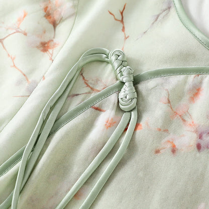 Plum Blossom Bamboo Fiber Pajama Set  - image 4