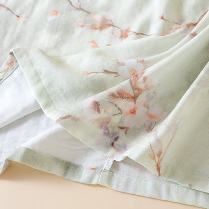 Plum Blossom Cotton Round Neck Nightdress - image 6