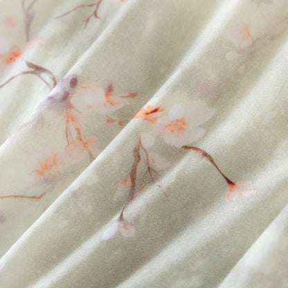 Plum Blossom Cotton Round Neck Nightdress - image 7
