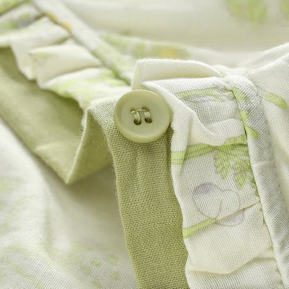 Cotton Gauze Pastoral Kimono Nightdress - image 3