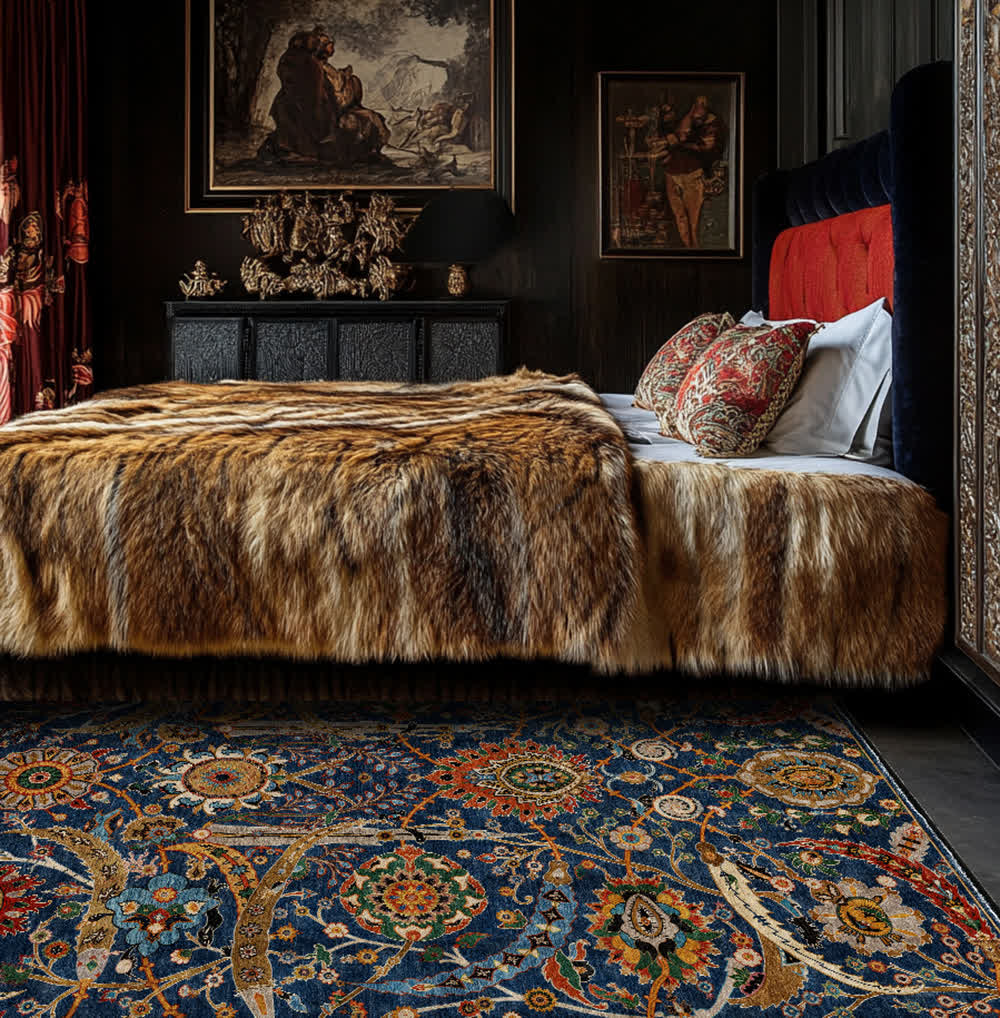 Persian Bohemia Washable Soft Anti-slip Area Rug - image 2