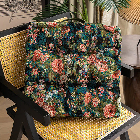 Vintage Peony Soft Floor Chair Cushion - 17" x 17" x 3" - image 0