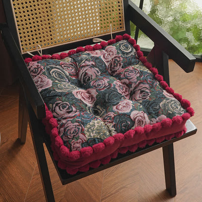 Vintage Rose Comfy Floor Chair Cushion - image 1