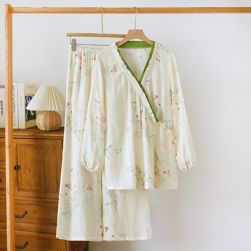 Bamboo Fiber Rustic Pajama Set  - XL - image 0