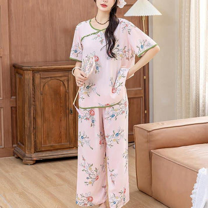 Rural Peony Summer Loungewear Set - image 2