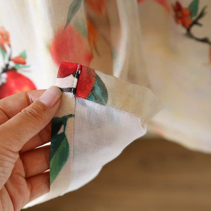 Pomegranate Print Bamboo Cotton Loungewear - image 6