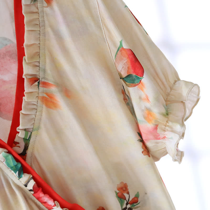 Pomegranate Print Bamboo Cotton Loungewear - image 4