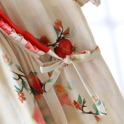 Pomegranate Print Bamboo Cotton Loungewear - image 5