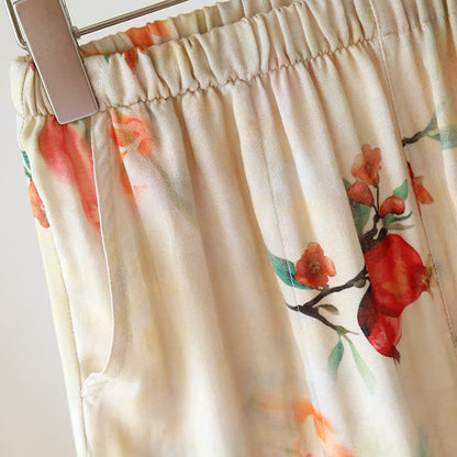 Pomegranate Print Bamboo Cotton Loungewear - image 10