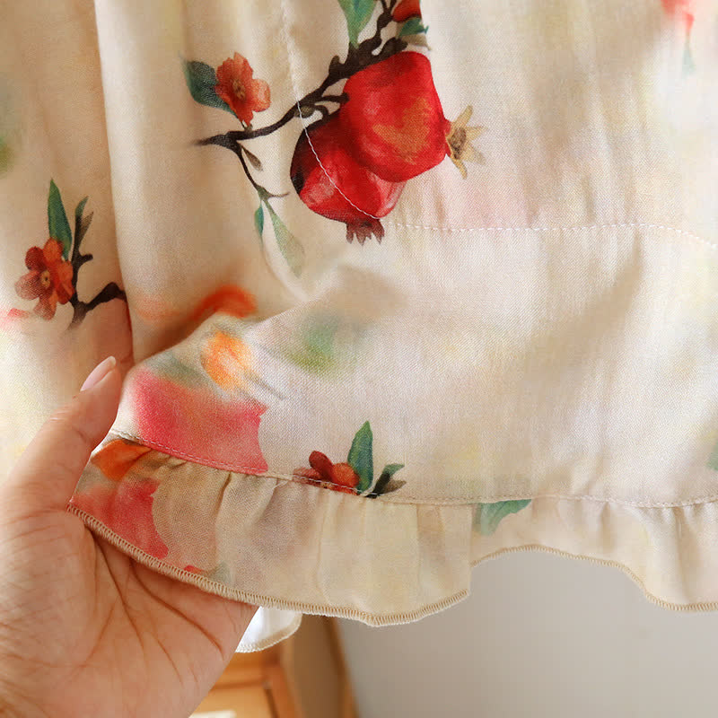 Pomegranate Print Bamboo Cotton Loungewear - image 8