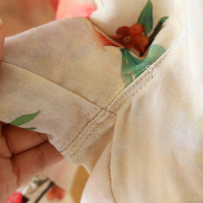 Pomegranate Print Bamboo Cotton Loungewear - image 12