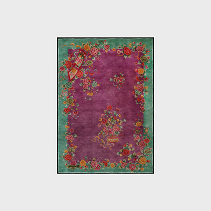 Vintage Rose Soft Washable Anti-slip Area Rug - image 5