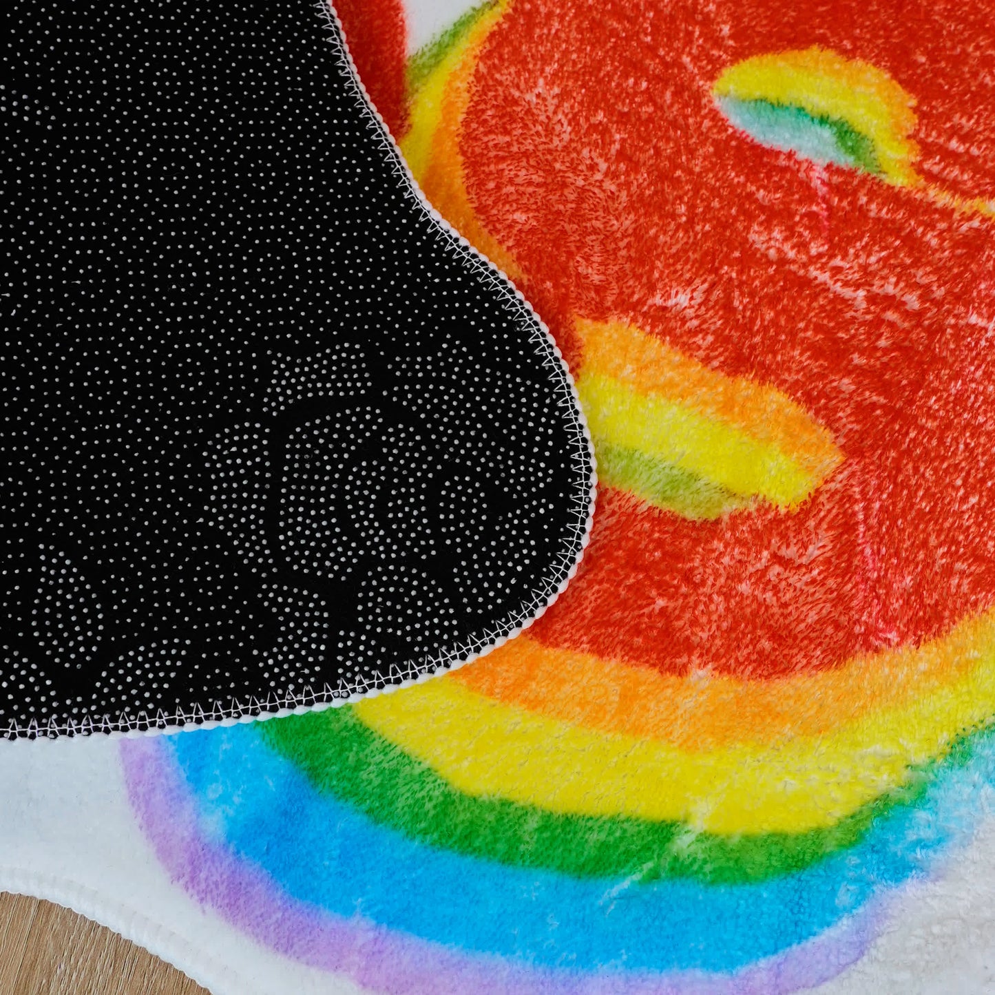 Rainbow Letters Soft Fleece Non-slip Bath Mat - image 4