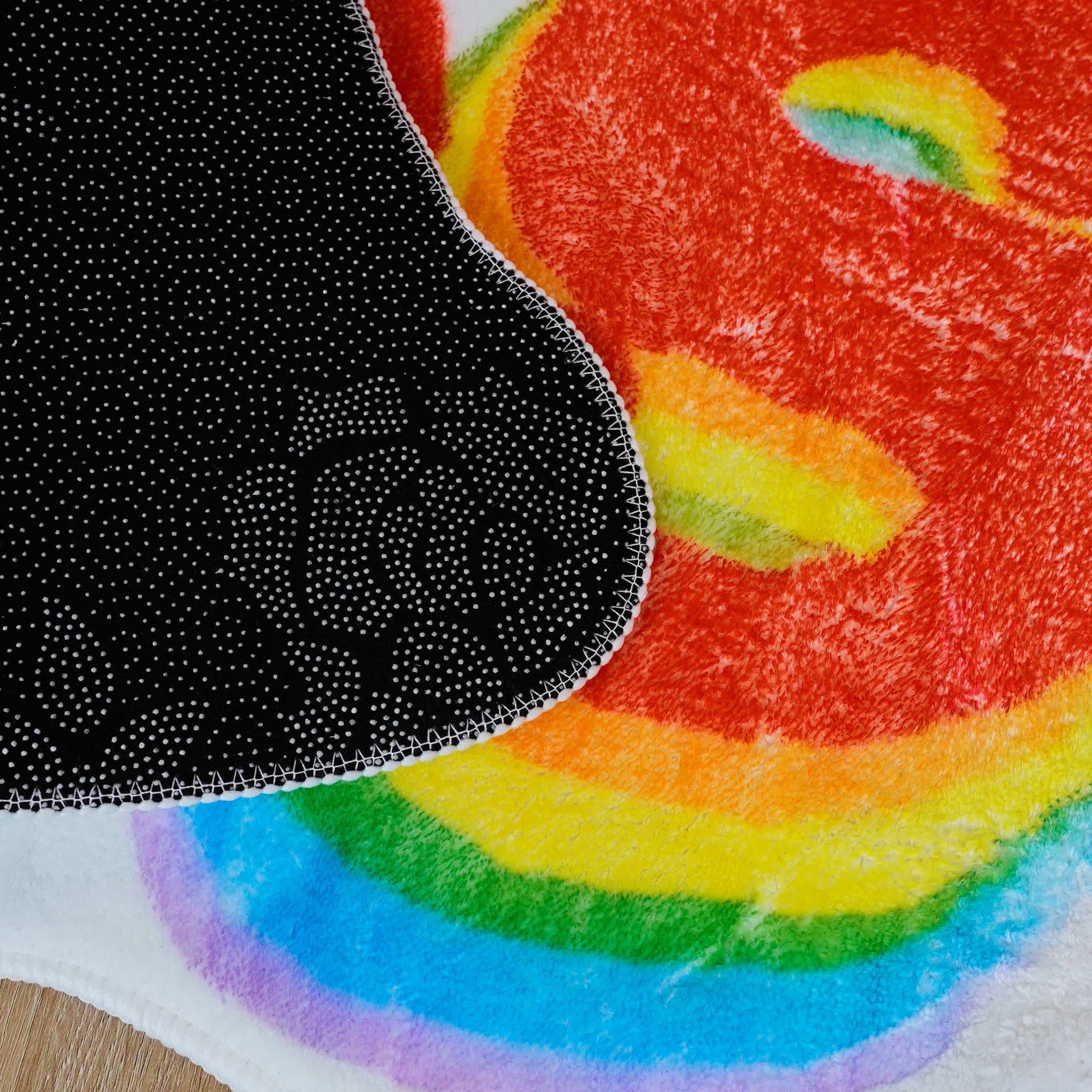 Rainbow Letters Soft Fleece Non-slip Bath Mat - image 4