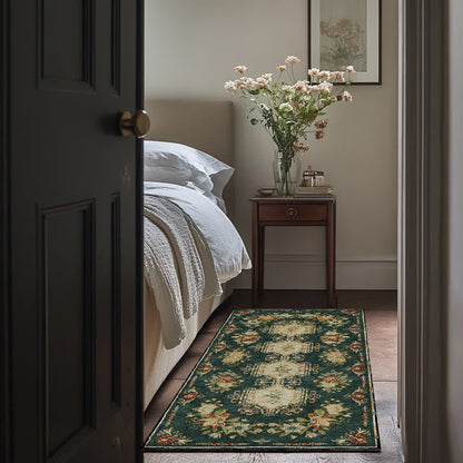 Retro Floral Washable Anti-slip Kitchen Rug - image 10