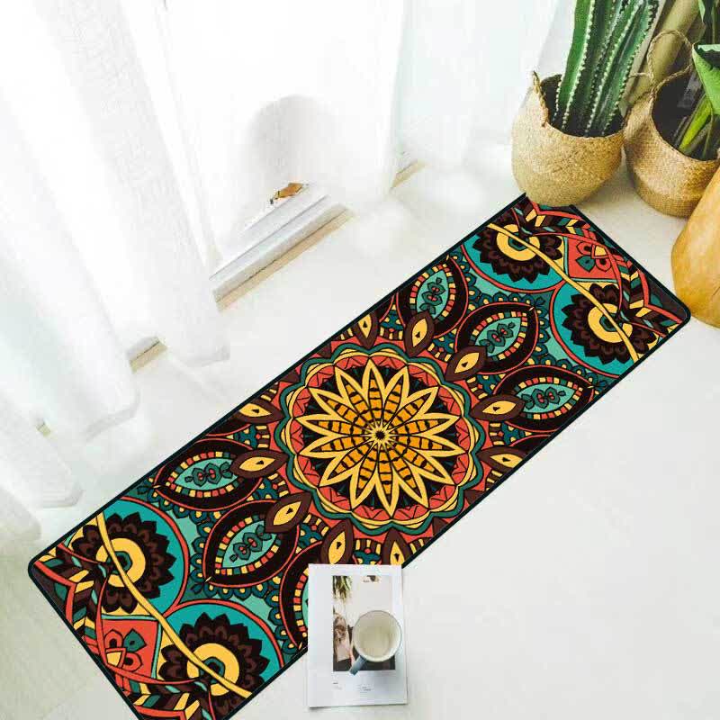 Anti-slip Vintage Mandala Kitchen Rug - image 1