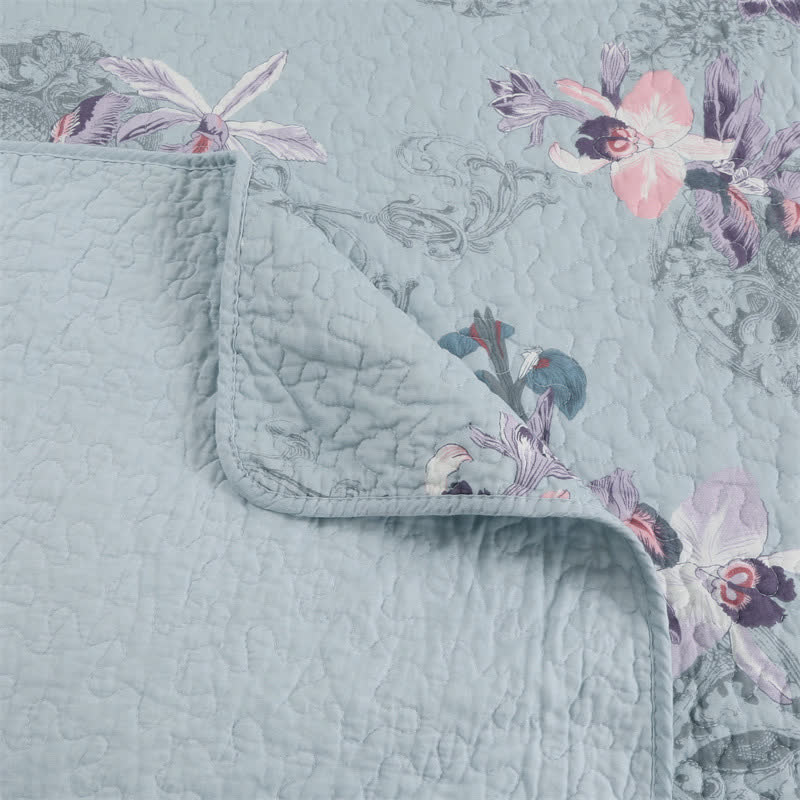 Elegant Floral Soft Cotton Quilt - image 7