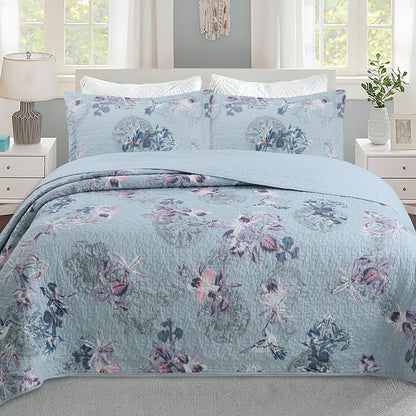 Elegant Floral Soft Cotton Quilt - image 1