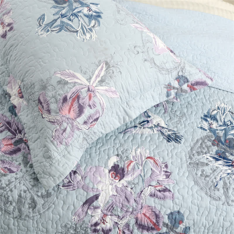 Elegant Floral Soft Cotton Quilt - image 3
