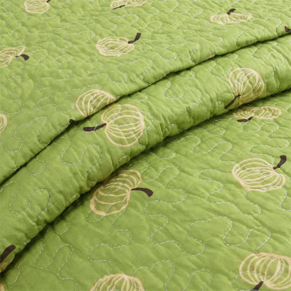 Fresh Orange Print Cotton Quilt - image 5