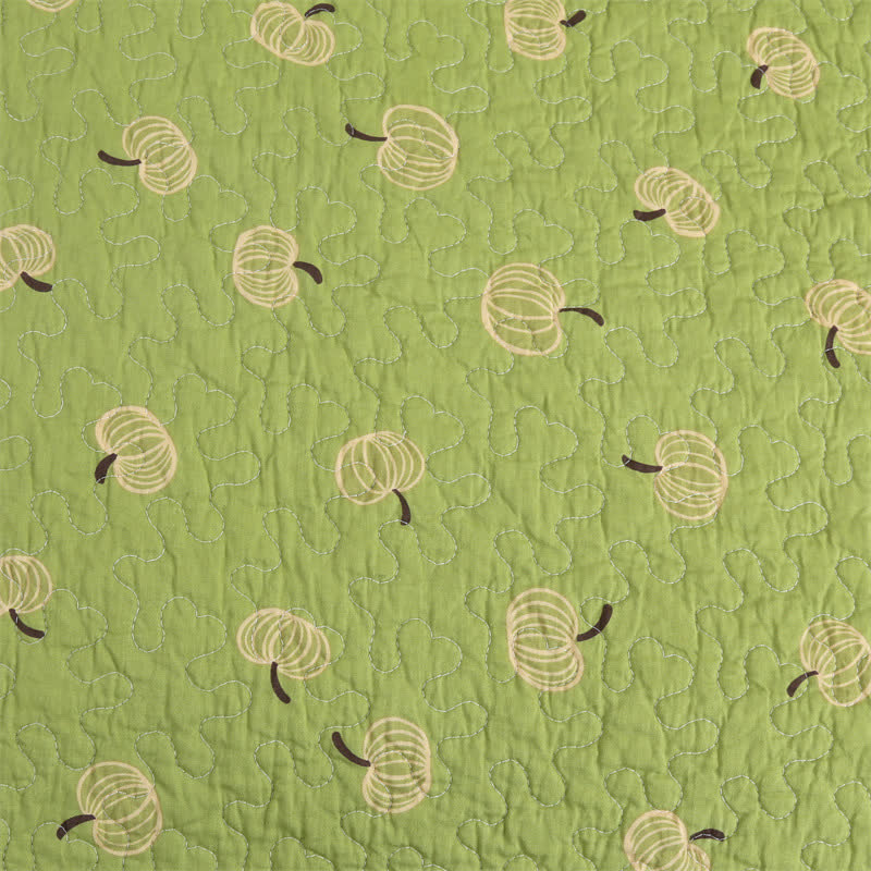 Fresh Orange Print Cotton Quilt - image 4