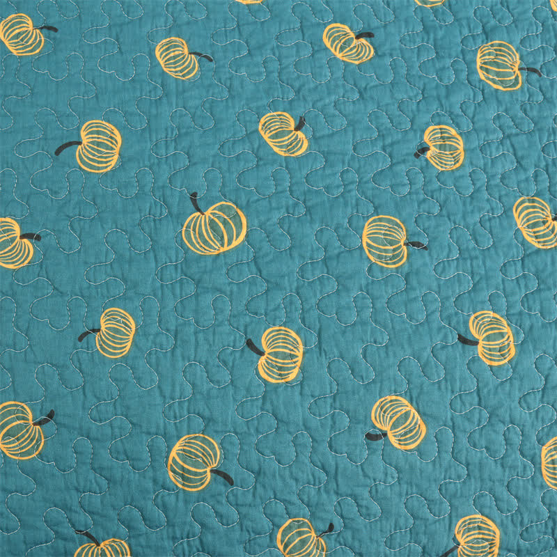 Fresh Orange Print Cotton Quilt - image 11