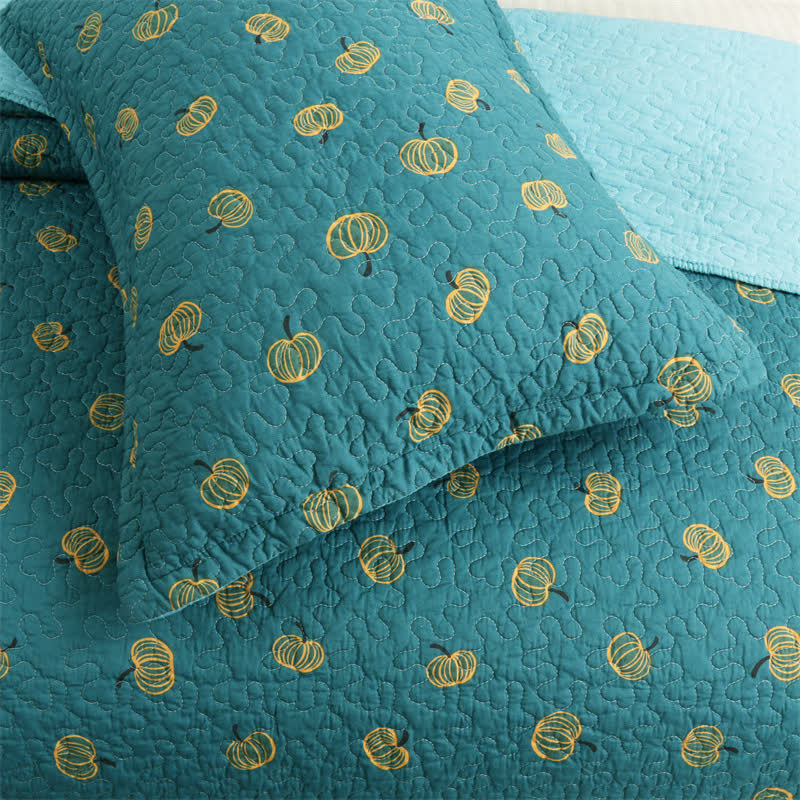 Fresh Orange Print Cotton Quilt - image 10