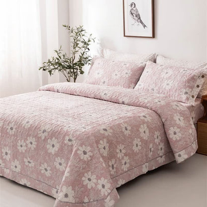 Country Style Floral Cotton Quilt - image 2