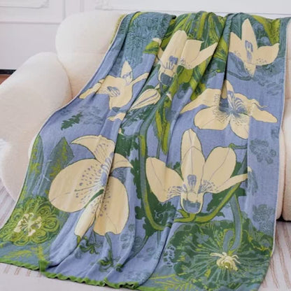 Daffodil Print Summer Cooling Blanket - image 1