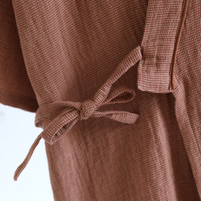 Unisex Cotton Gauze Kimono Pajama Set - image 7