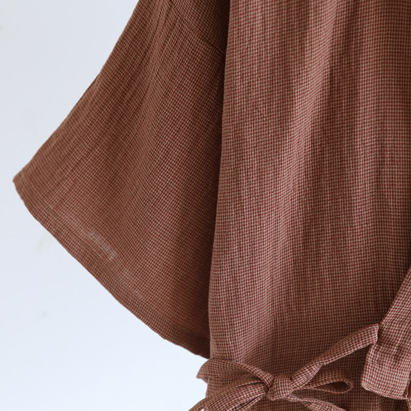 Unisex Cotton Gauze Kimono Pajama Set - image 10