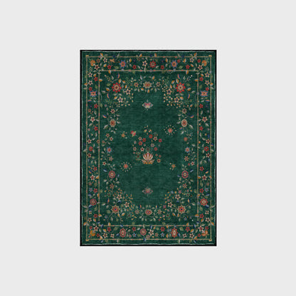Retro Floral Foldable Indoor Outdoor Rug - image 9