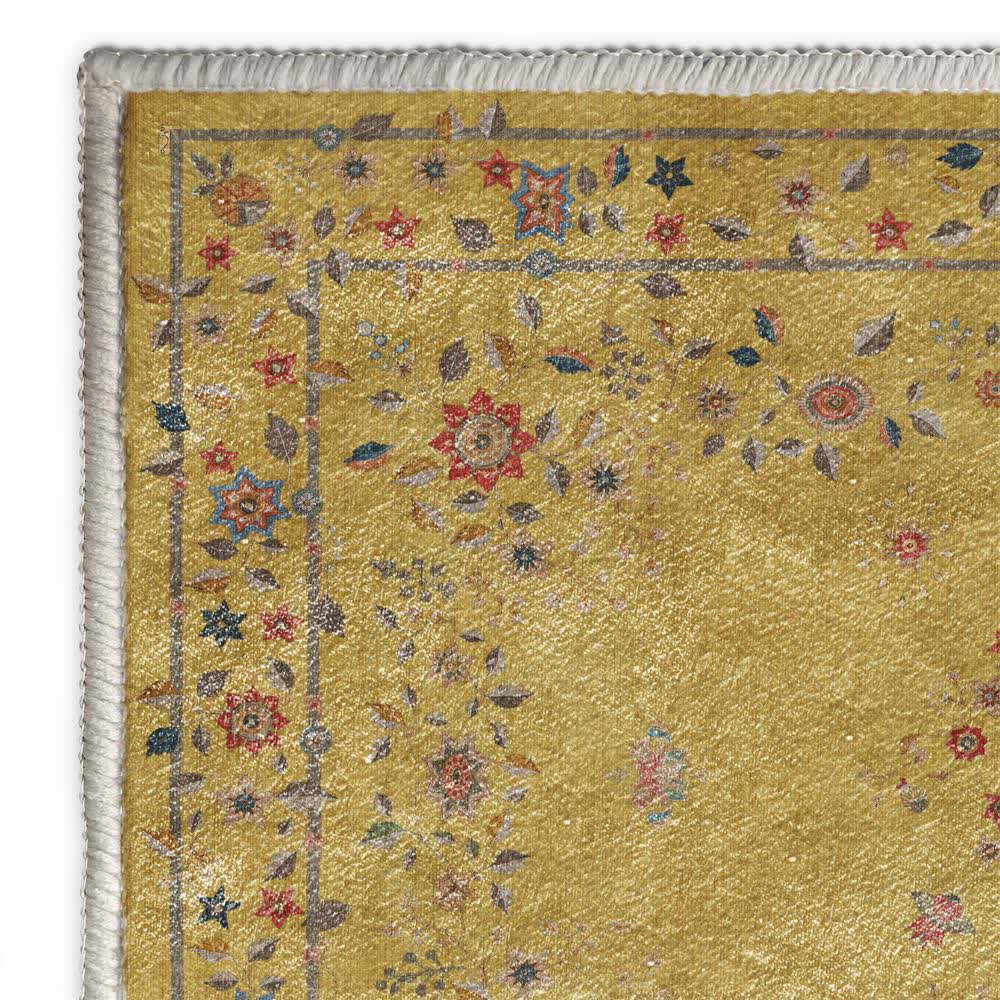 Retro Floral Foldable Indoor Outdoor Rug - image 17