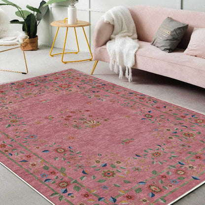 Retro Floral Foldable Indoor Outdoor Rug - image 21