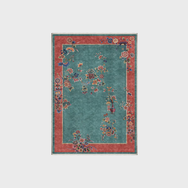Floral Anti-slip Indoor Outdoor Area Rug - image 4