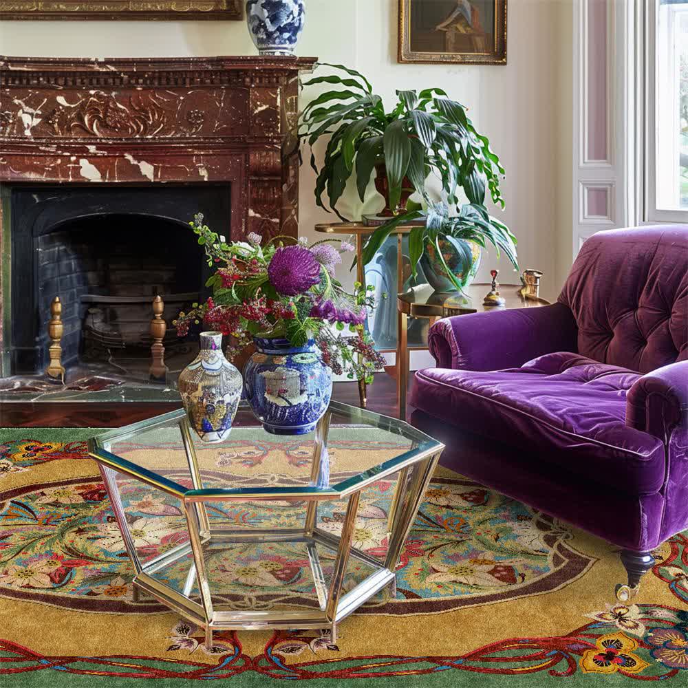 Pastoral Non Slip Indoor Outdoor Area Rug - image 3