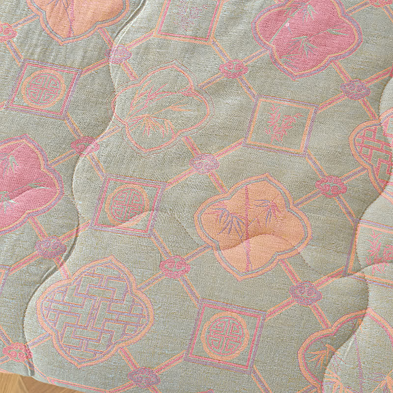Retro Bamboo Pure Cotton Double-layer Gauze Summer Quilt - image 13