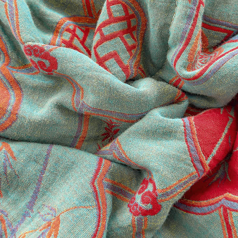 Retro Bamboo Pure Cotton Double-layer Gauze Summer Quilt - image 6