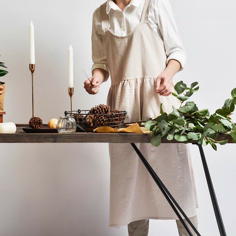 Ownkoti Cross-back Apron Cooking Pockets Apron - image 17