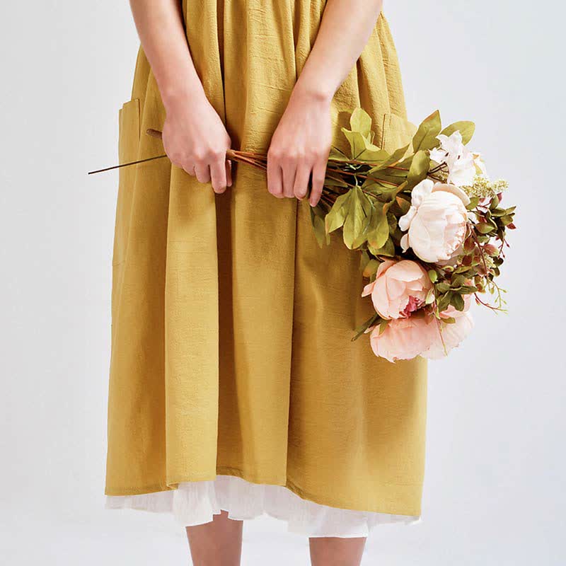 Ownkoti Cross-back Apron Cooking Pockets Apron - image 8